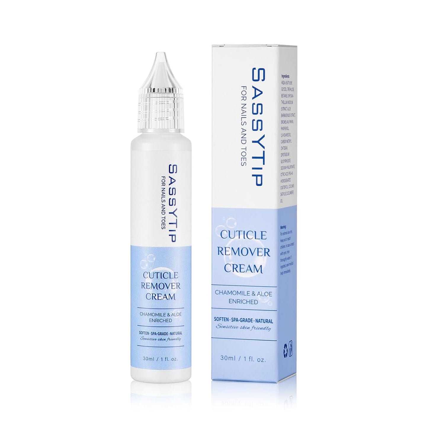 Cuticle Remover Gel - Instant 15-Second Softener & Gentle No-Scratch Formula | At-Home Manicure & Pedicure, 1 fl. oz. (Clear)