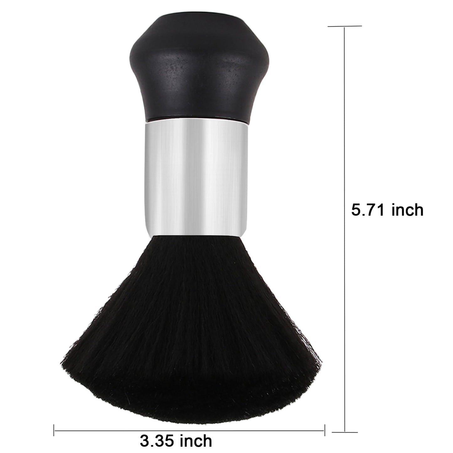 Large Neck Duster Brush Professional Barber Neck Duster Brush Soft Barber Face Cleaning Hairbrush Nylon Hair Cutting Kits Barber Accessories Cleaning Supplies