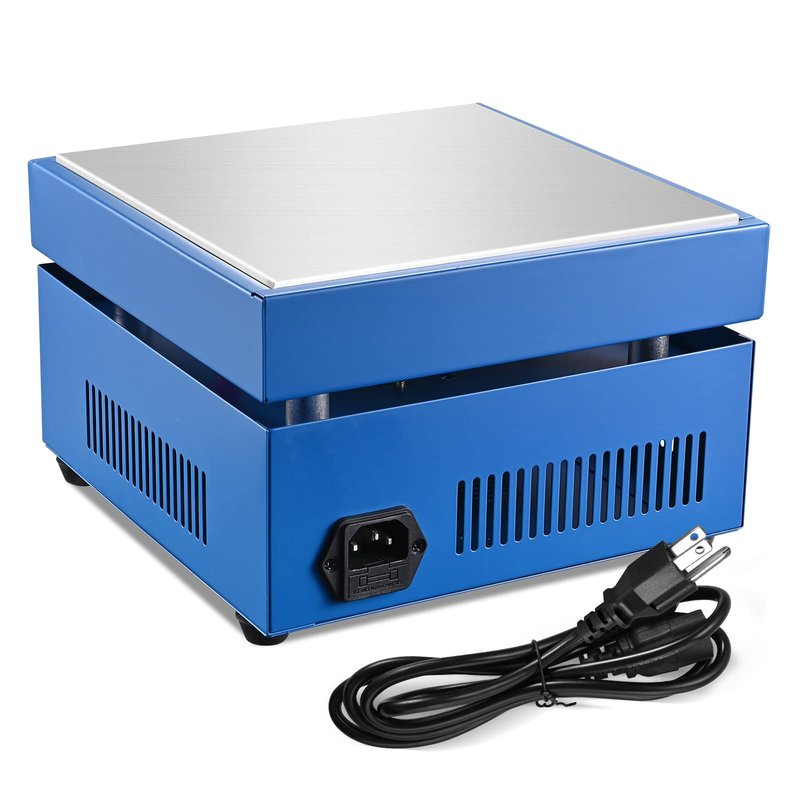 Soiiw 110V 850W Soldering Hot Plate LED Microcomputer Electric Preheat Soldering Station Welder Hot Plate Rework Heater Lab 200X200mm Plate