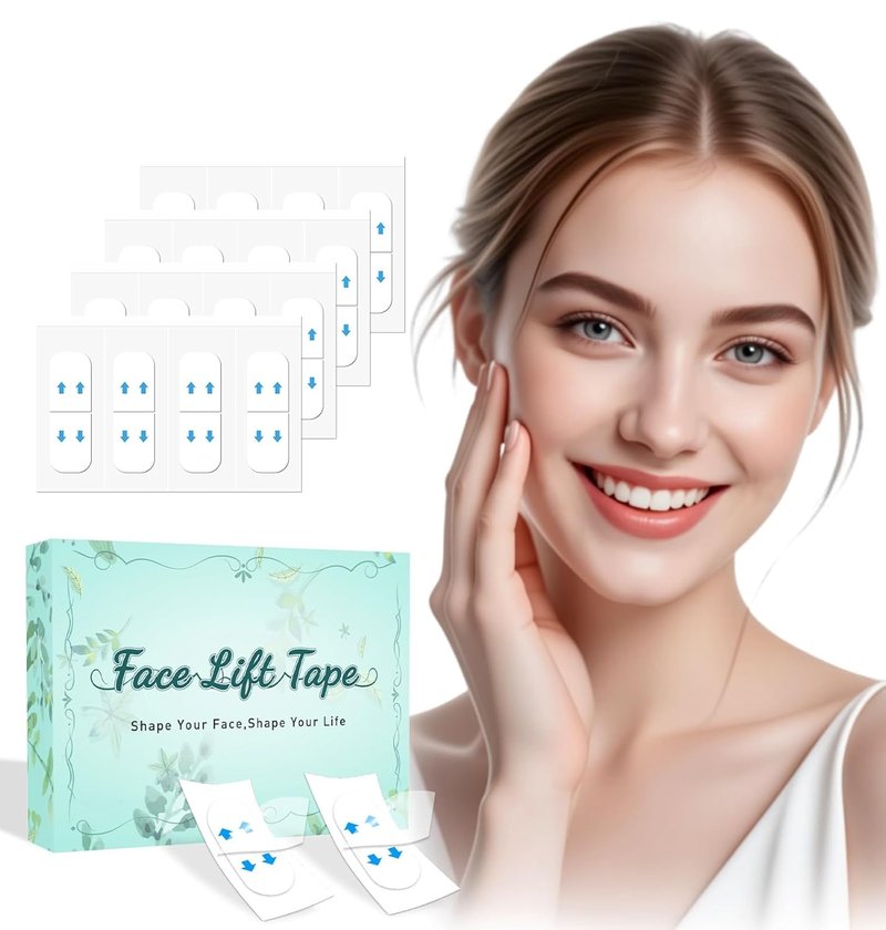 Invisible Face Lift Tape - Instant Neck and Jowl Lifting Patches for Loose Skin | 164 Count
