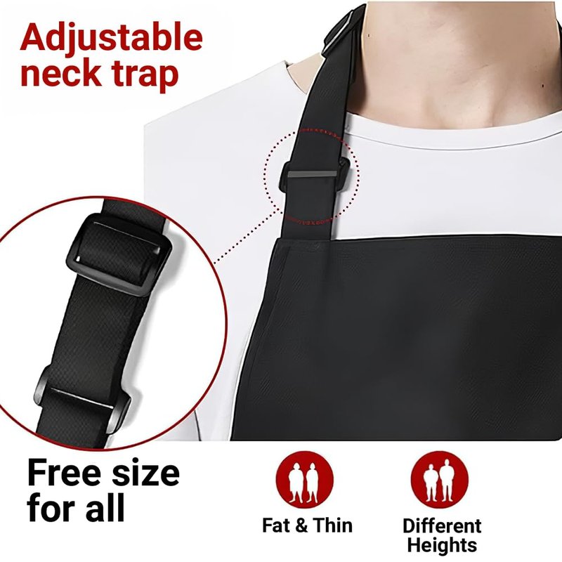 Wrappiness Funny Apron for Men, Dad, Husband - My Favorite People Call Me Dad - Adjustable Aprons with Pocket Grilling Gift for Papa BBQ Cooking Chef Fathers Day Birthday Christmas