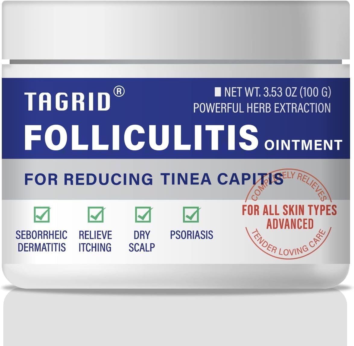 TAGRID Folliculitis Treatment Cream | Ingrown Hair Relief for Scalp, Face & Body - Hydrating & Soothing Formula