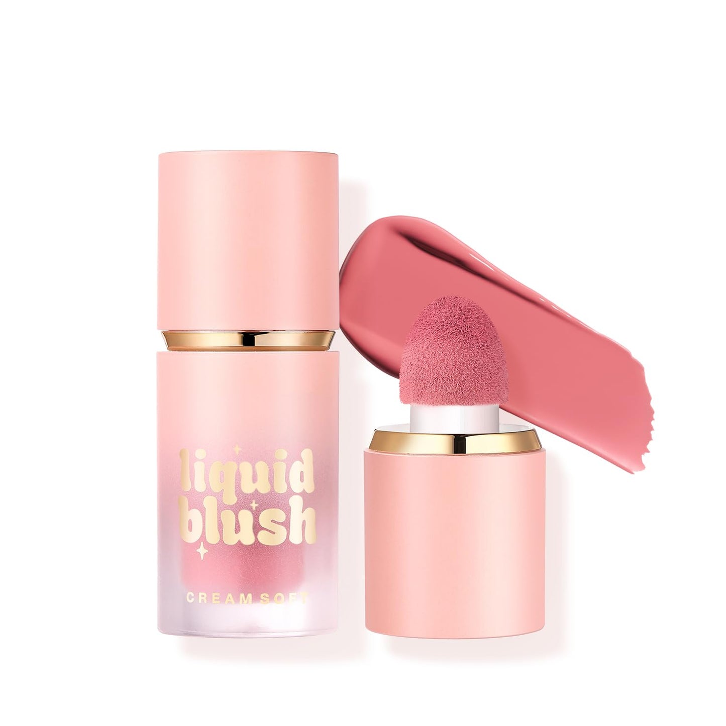 Highly Pigmented Liquid Contour Wand - Built-In Sponge Tip for Sculpted Complexion | Long-Lasting Highlighters & Bronzer