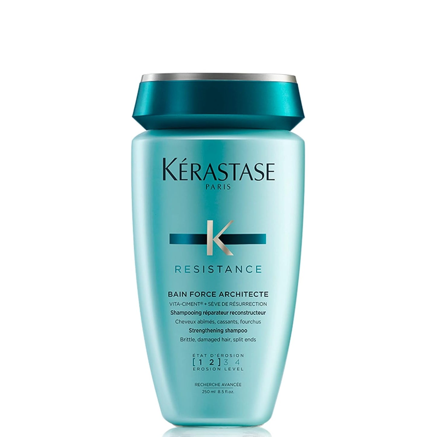 Kerastase Resistance Force Architecte Shampoo - Reconstructing Shampoo for Weak, Damaged Hair with Pro-Keratine Complex