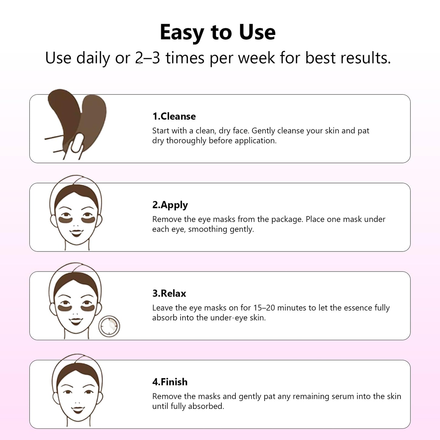 Adofect Under Eye Patches 40 Pairs, Eye Masks with 24K Gold, Hyaluronic Acid, Caffeine & Retinol for Dark Circles, Puffy Eyes, Under Eye Bags, Skincare Gifts for Bachelorette Party Accessories