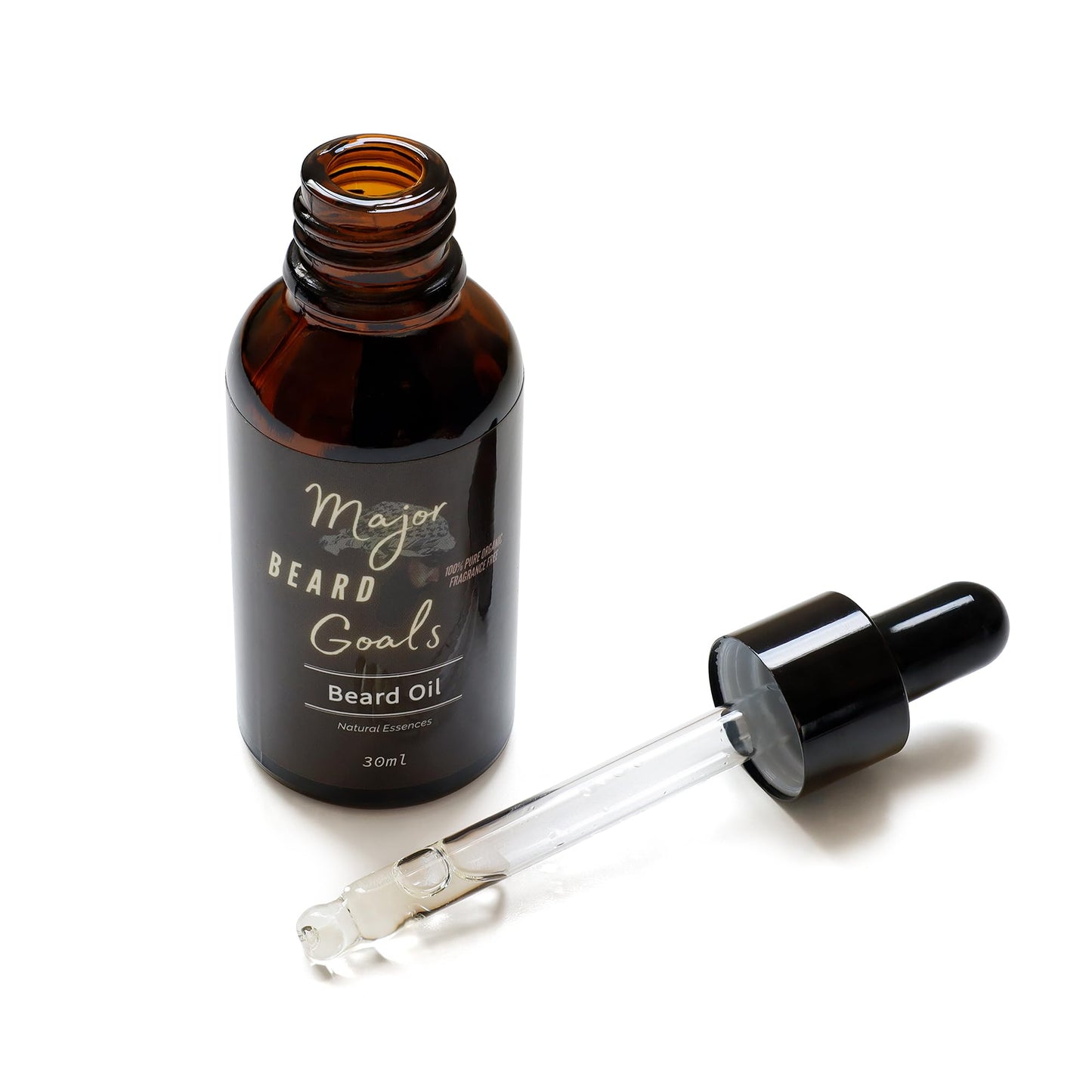Major Beard Goals Beard Oil – Deep Conditioning & Nourishing Beard Care – Hydrating Beard Oil for Healthy Growth – Moisturizes with Natural Ingredients for a Healthy Beard