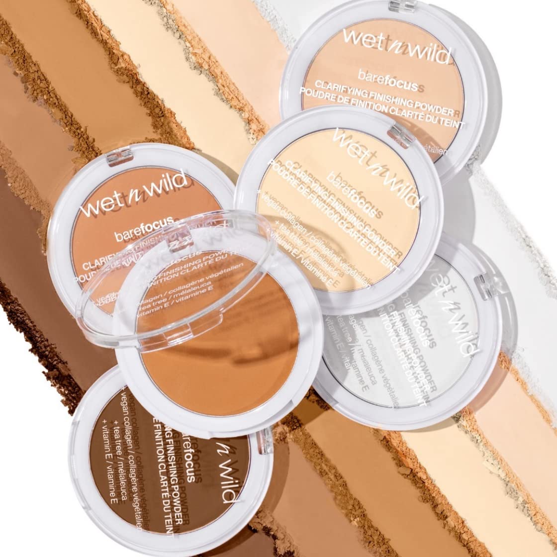 Bare Focus Clarifying Finishing Powder - Matte Pressed Setting Powder | Fair-Light Shade