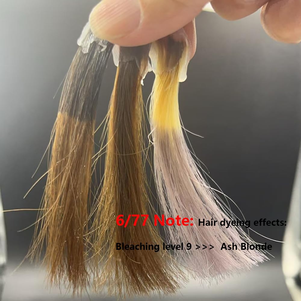 YSNSTYLE-PureStyle 3.4 fl oz(100ml) Hair Color Cream, Ammonia-Low Permanent Ash Blonde Hair Dye with Nourishing, Deep Cool Blonde Long-Lasting Fade-Resistant Color, At-Home Salon Quality Hair Coloring