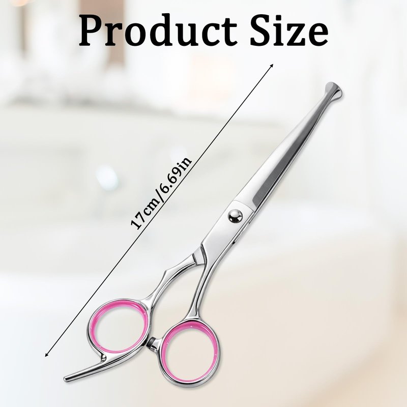 Women’s Pubic Hair Scissors, Round-Tip Scissors Bikini Trimmer Small Personal Vaginial Grooming Trimming Stainless Steel, Ergonomic Grip for Sensitive Areas, Men Women,Travel Friendly