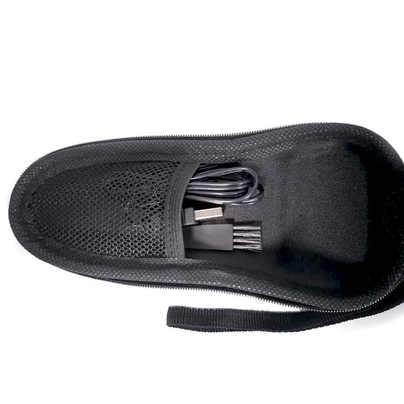 INVODA Storage Case for Electric Shavers (3800/3500/2300/2100 Series) | High-Density EVA 1680D Material | 7.09x3.15x2 Inches | Waterproof Shock-Resistant Storage (Black, Case Only)
