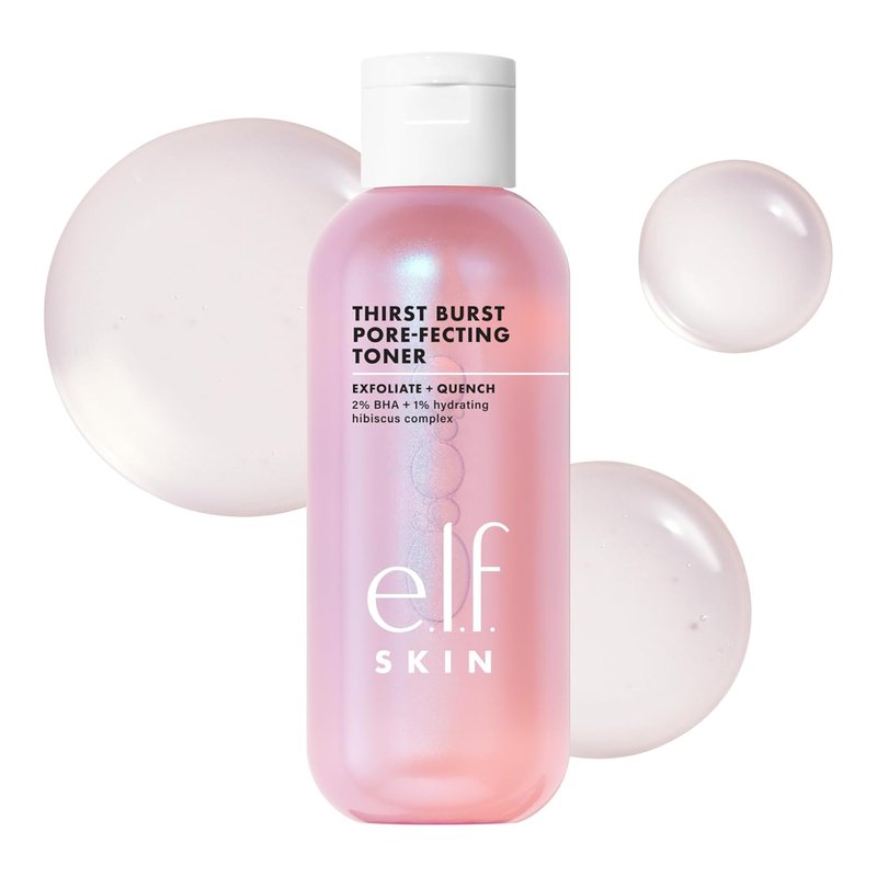 e.l.f. Thirst Burst Pore-Fecting Toner - Hydrating & Exfoliating Facial Toner with Salicylic Acid | Vegan & Cruelty-Free