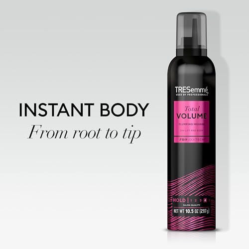 TRESemmé Total Volume Plumping Mousse 10.5 oz (Pack of 2) | 24H Lift