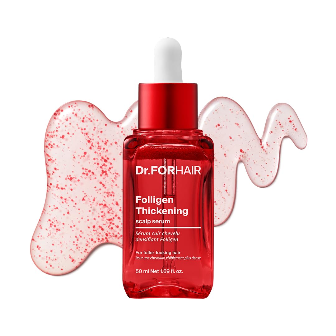Dr.FORHAIR Folligen Thickening Scalp Serum - Biotin Peptide Treatment for Thicker Hair | 1.7 oz