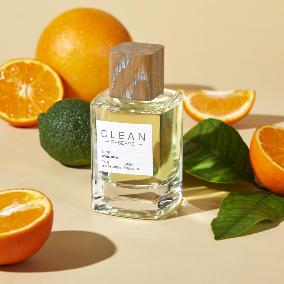 CLEAN RESERVE Acqua Neroli Eau de Parfum | Eco-Conscious & Sustainable Spray Fragrance | Vegan, Phthalate-Free, & Paraben-Free | 1.7 Fl Oz/50mL