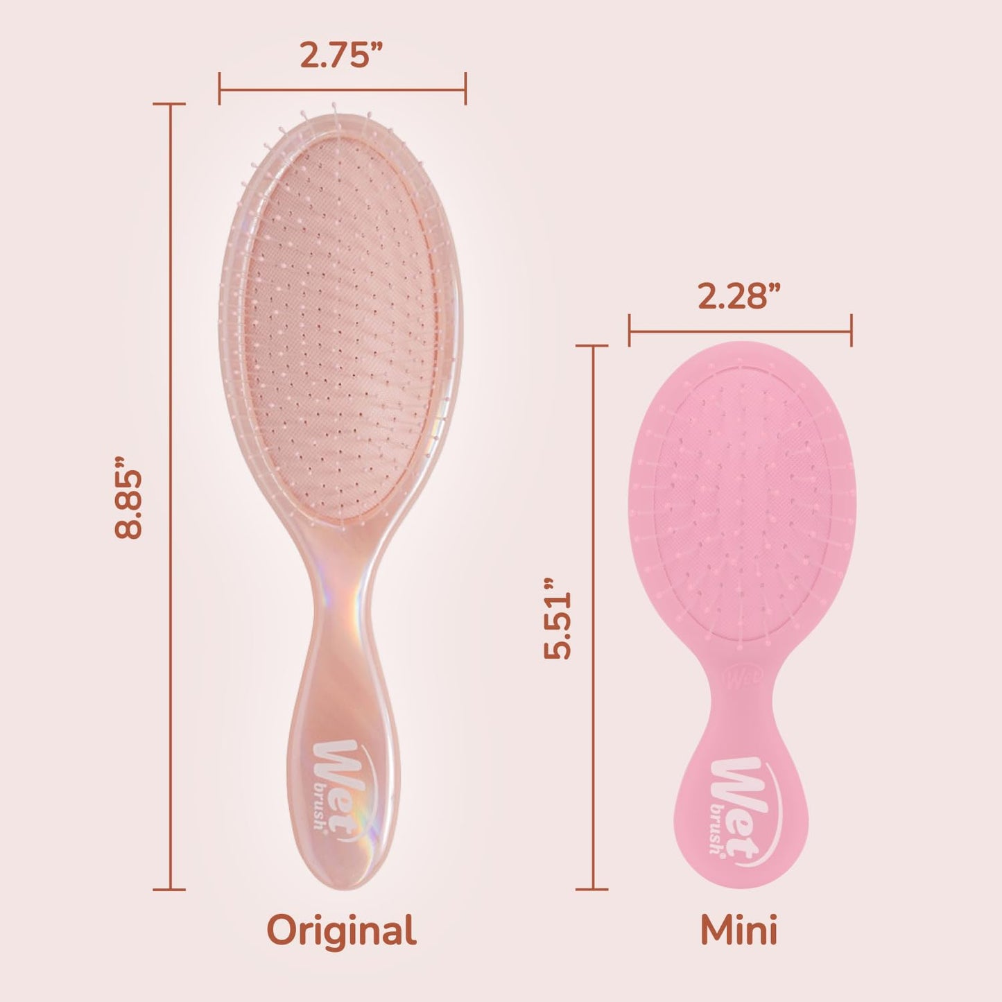 Wet Brush Original Detangler - Ultra-Soft IntelliFlex Bristles for All Hair Types | Limited Edition Bronze