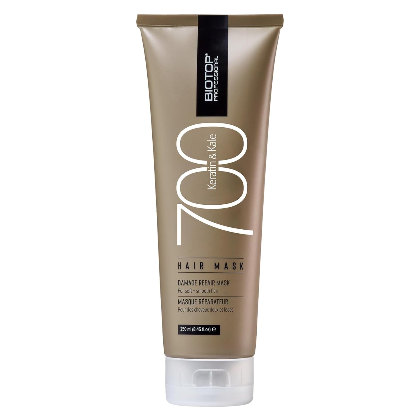 Biotop Professional Keratin + Kale Hair Mask - Nourishing Treatment for Thick, Dry, Color-Treated Hair - 8.4oz