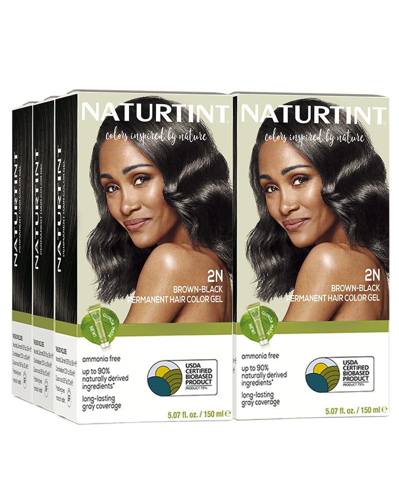 Naturtint 7N Hazelnut Blonde Permanent Hair Color | Ammonia-Free, Vegan, 100% Gray Coverage, Long-Lasting Results