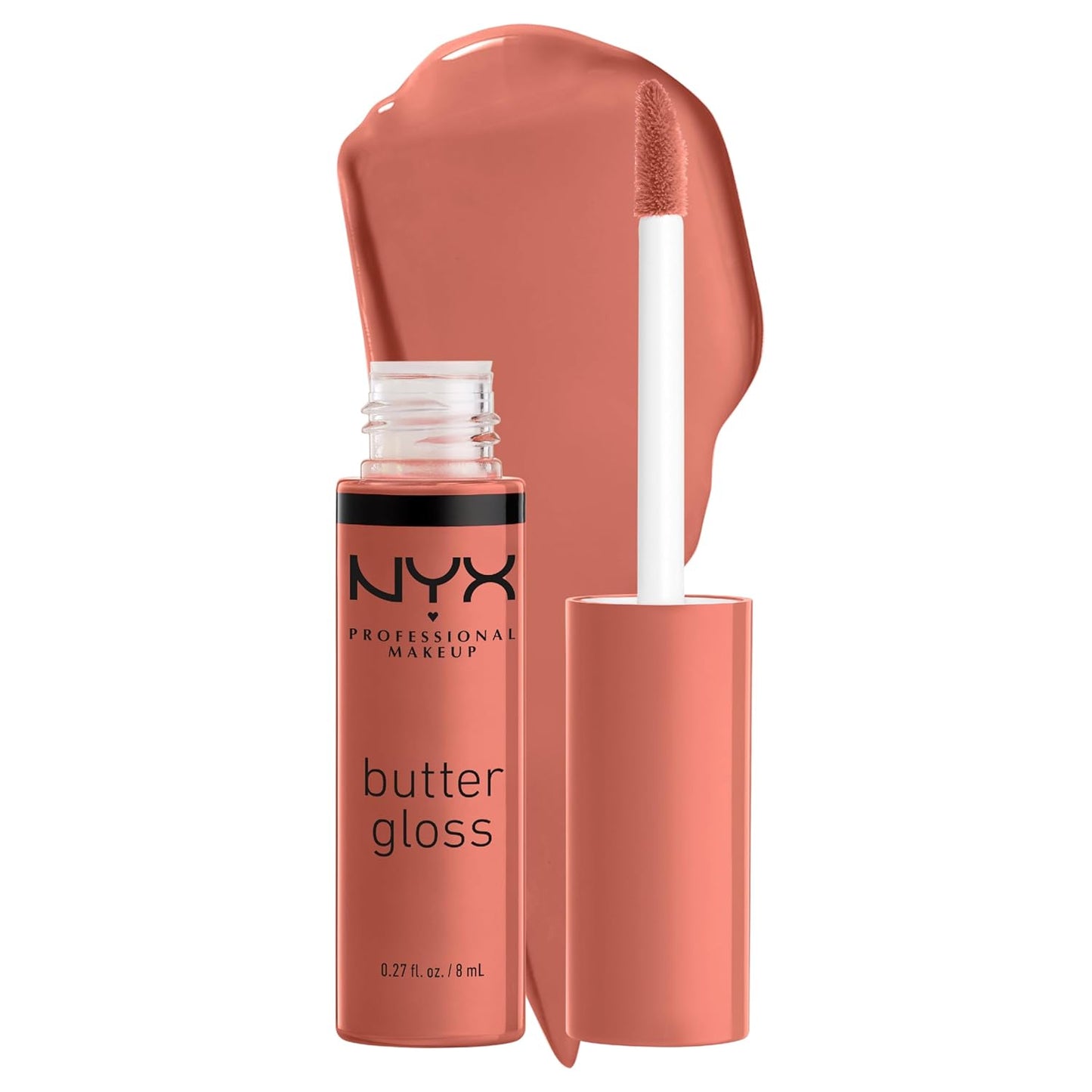 NYX Butter Gloss - Non-Sticky Lip Gloss Set | 3 Shades: Angel Food Cake, Creme Brulee, Madeleine