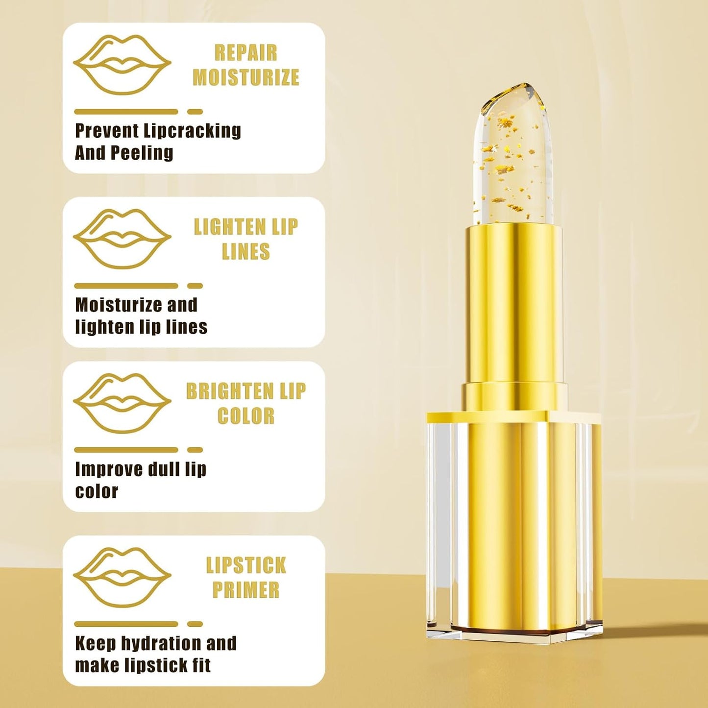 Color Changing Lipstick - pH Adaptive Moisturizing Formula | Long-Lasting Lip Gloss for Women