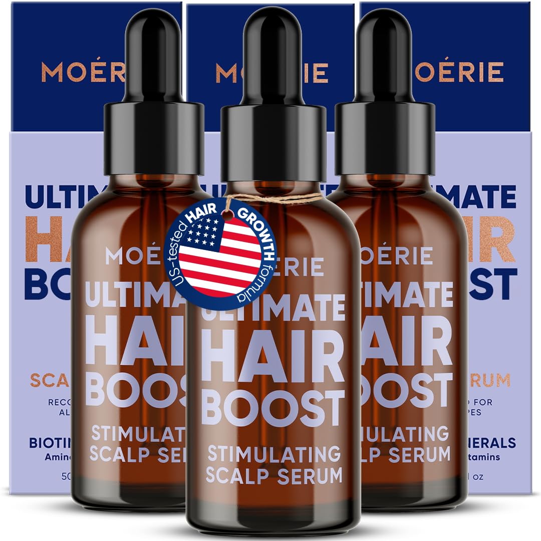Ultimate Hair Growth Serum - Natural Hair Regrowth & Thickening Treatment for Women - 1.69 fl oz / 50 ml