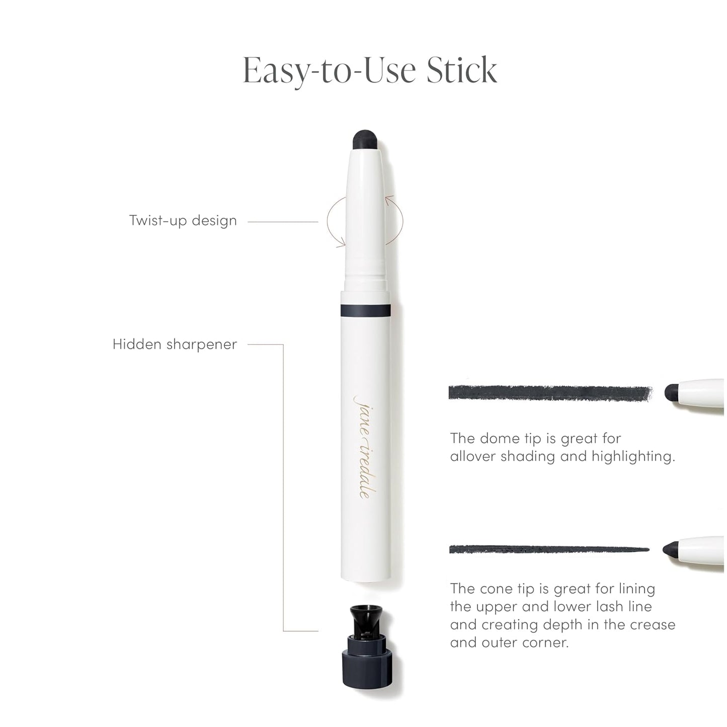 ColorLuxe Eye Shadow Stick - Multi-Use Cream to Powder Formula | Highly Pigmented, Long-Wear, Vegan, Cruelty-Free