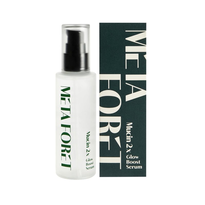 METAFORET Vegan Mucin 2x Boost Serum - Hydrating Day & Night Face Moisturizer for Dry, Sensitive Skin | 3.38oz (100ml)