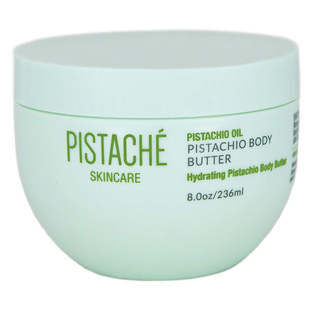 Pistaché Skincare Pistachio Oil Whipped Body Butter - Rich Moisturizer with Vitamin E | 8 oz for Dry Skin