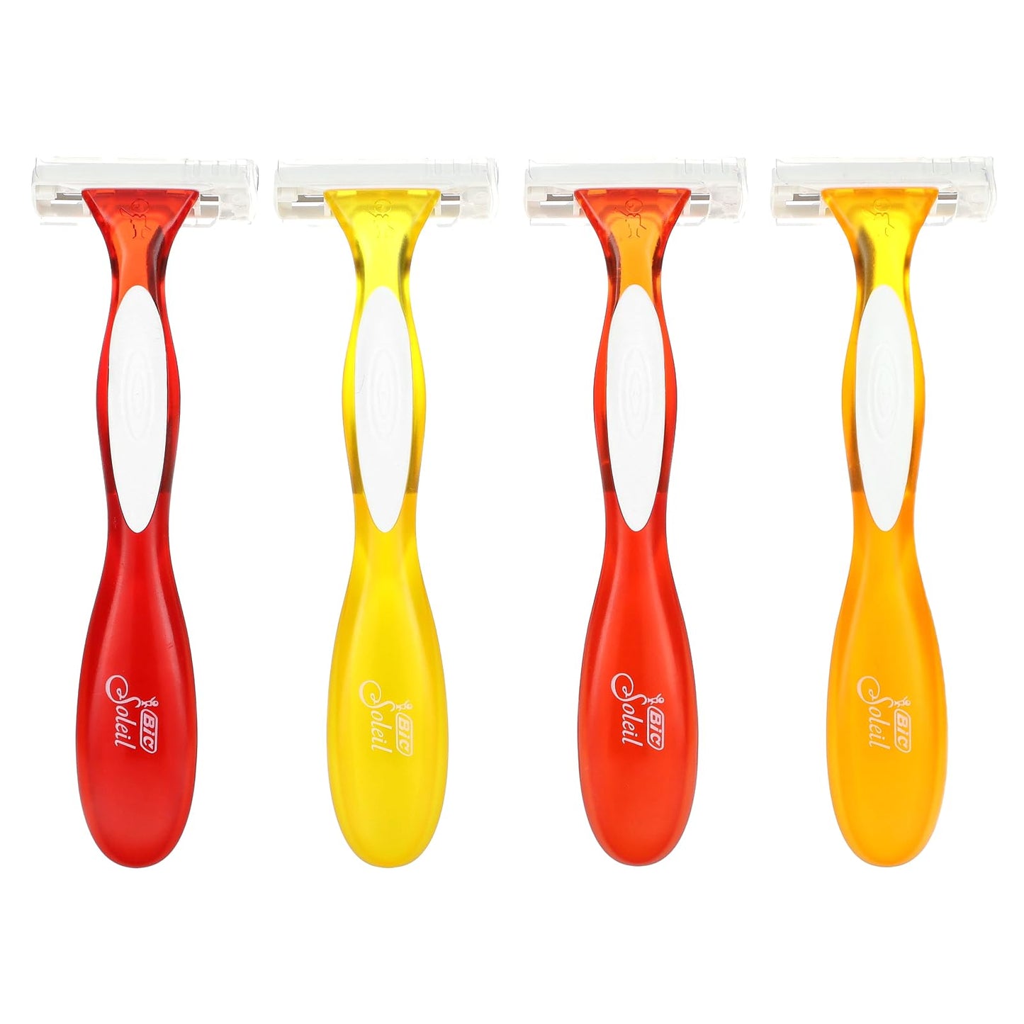 BIC Soleil Smooth Women's Disposable Razors, 3 Blades With Moisture Strip For a Silky Smooth Shave, 4-Count