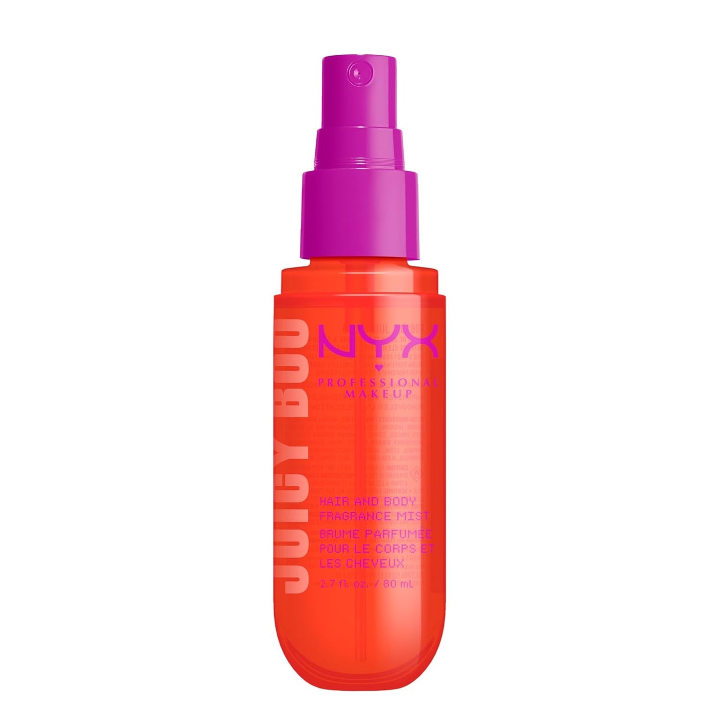 NYX Fat Oil Fragrance Mist | Juicy Boo Citrus Scented Hair & Body Spray, Vegan, 2.7 fl oz