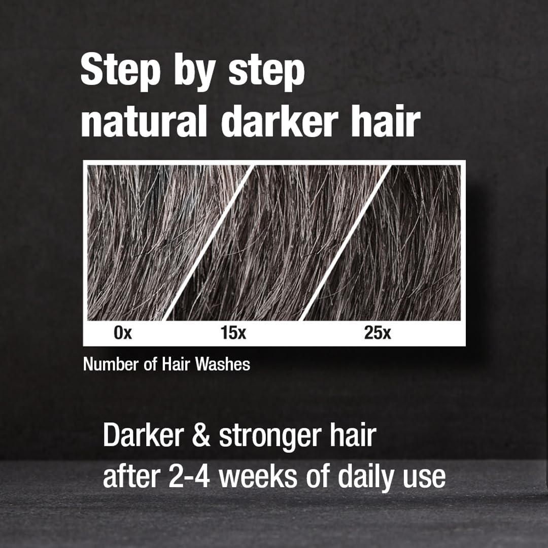 Alpecin Gray Attack Caffeine & Color Shampoo for Men 6.76 Fl Oz | Gradually Darker and Stronger Hair | Natural Looking Color Effect for Less Grays | Leaves Hair Feeling Stronger