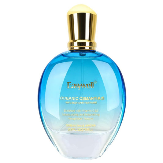 EASYWELL Hair Perfume for Women, Christmas Gift Birthday Gifts for Mom and girls, Leave In Conditioner Spray with Vitamin B5, Hair Care Fragrance, Hair Oil Mist, Oceanic Osmanthus, 2.5 fl oz