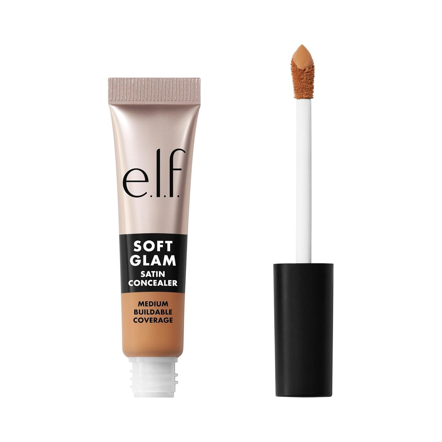 e.l.f. Soft Glam Satin Concealer - Medium Coverage, Crease-Resistant, Long-Lasting | 13 Fair Neutral