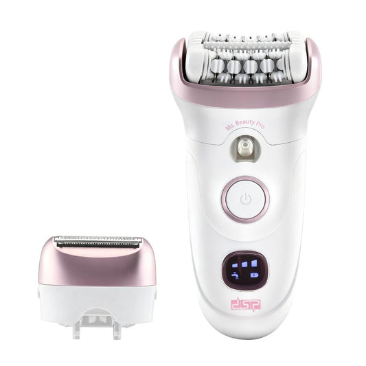 DSP 2 in 1 Women's Shaver - Electric Hair Removal Device with LED Display,Fast Charging for Face/Legs/Arms