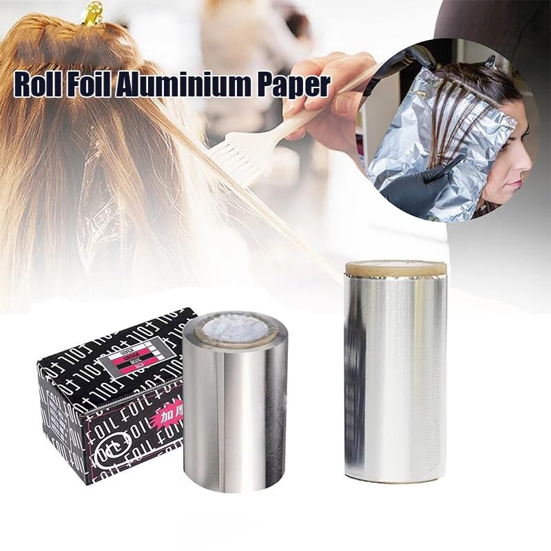 Hair Coloring Tin Foil - Aluminum Sheets for Hairdressing | 1 Roll of Salon Dye Tool