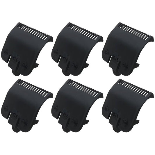 New Clipper Guard Set for Wahl, 6#3137-101 Black Combs (1.5mm), for Peanut Clippers and for Wahl Models