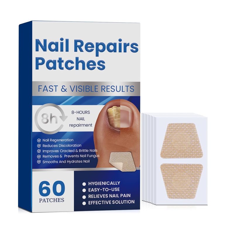 Toenail Fungus Treatment - Extra Strength Hydrogel Nail Repair Patches | 60 Pcs for Fast Renewal