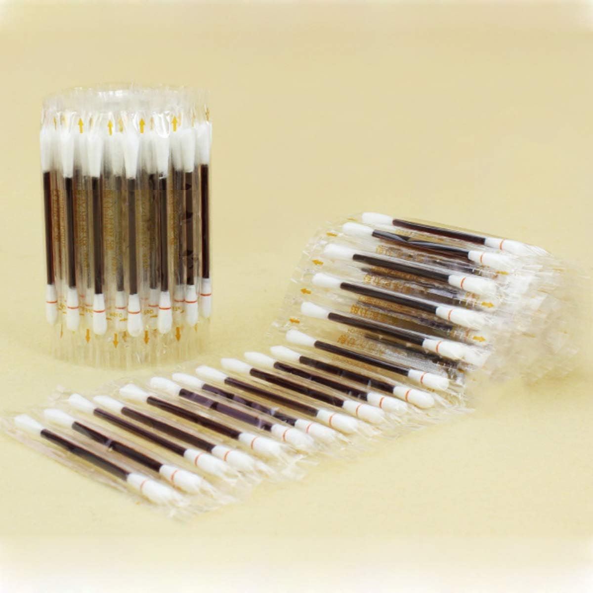 Individually Wrapped Cotton Swabs - Iodine Solution First Aid Swabsticks for Wound Care, Piercing, and Cleaning | 150 Count