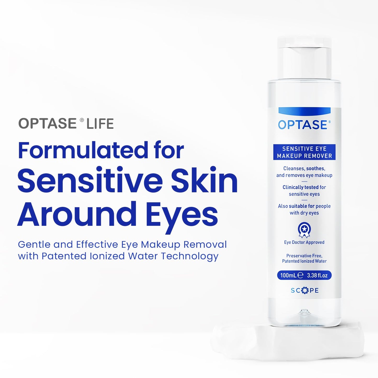 OPTASE® Life Sensitive Eye Makeup Remover, 100 ml