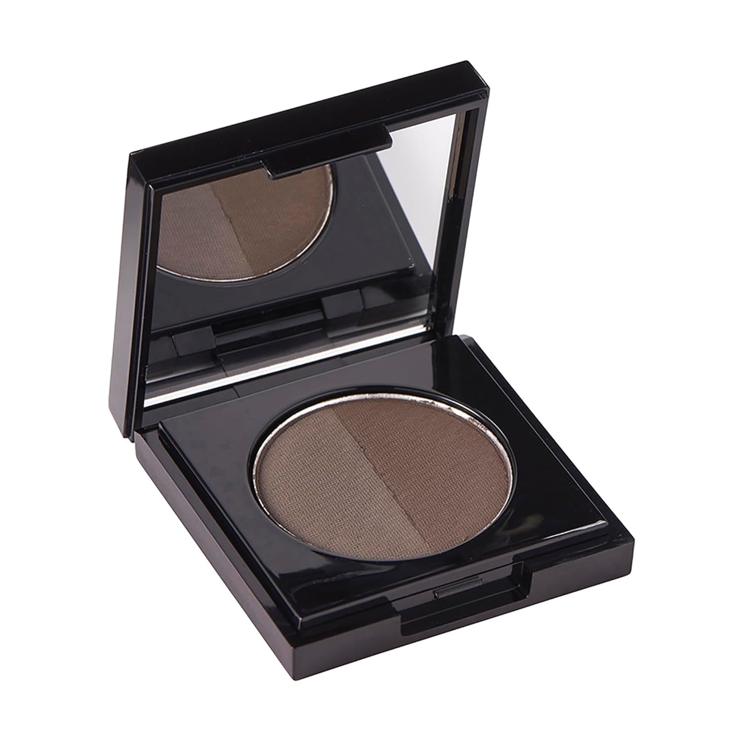 Duo Luxury Brow Powder - Versatile Vegan Compact for Full, Defined Brows - Charcoal | 0.88 oz