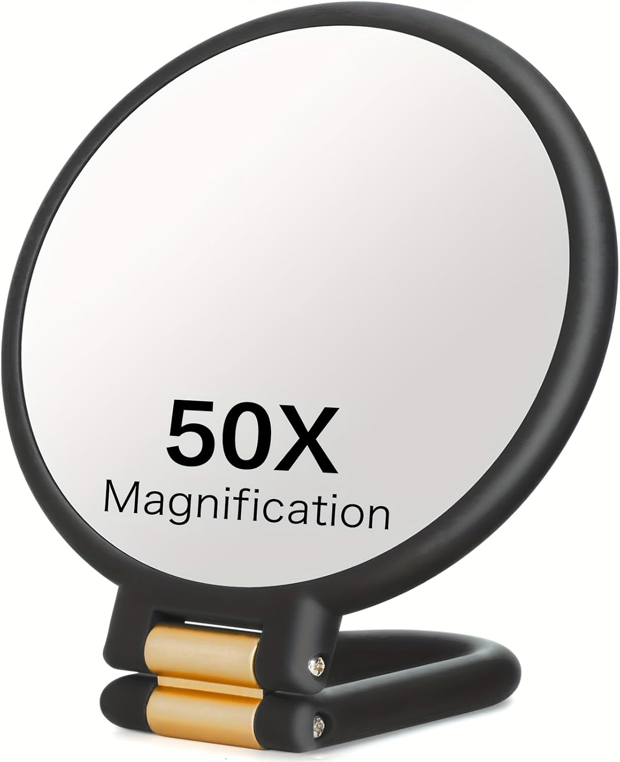 50X Magnifying Mirror - 360° Adjustable Dual-Sided Design for Precision Makeup & Eyebrow Tweezing | Travel-Friendly Beauty Tool