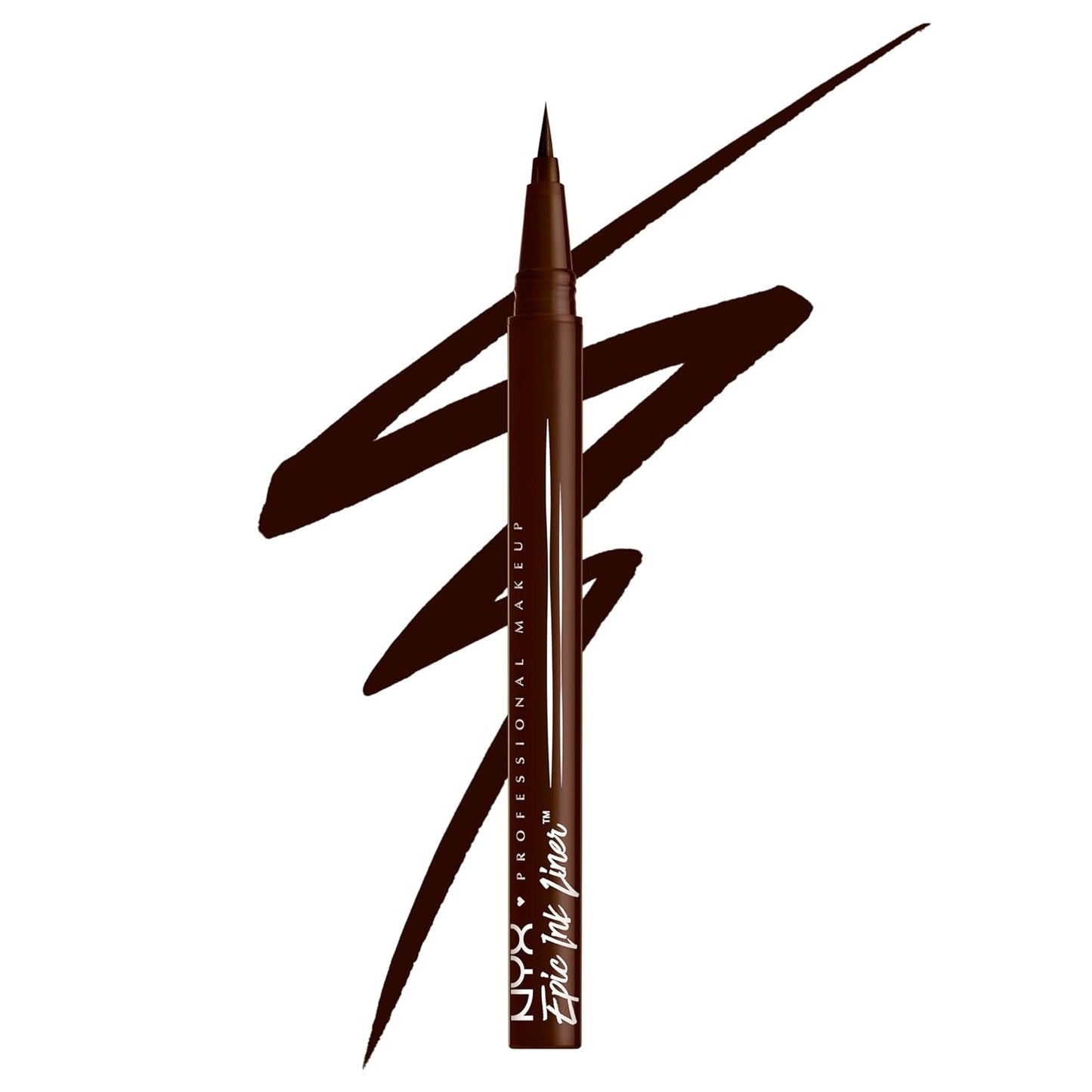 NYX Epic Ink Liner - Waterproof Liquid Eyeliner with Vegan Formula | Milk Chocolate Brown Matte