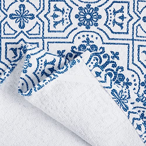 Martha Stewart Kitchen Towel Set - 2-Pack, Strie Medallion, 16"x28"