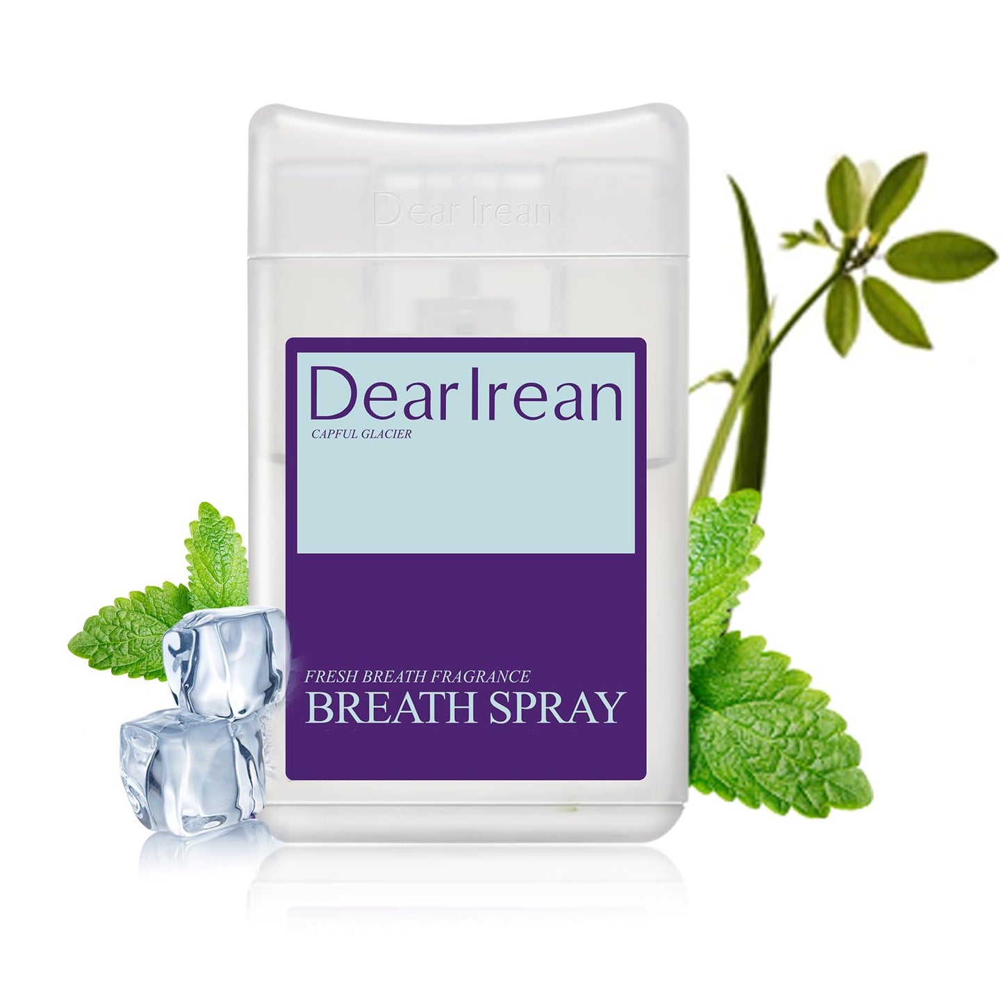 Dear Irean Breath Mouth Spray, Bad Breath Treatment for Adults, Dry Mouth Spray, Oral Probiotics for All-Day Fresh Breath Care, Cool Mint Breath Freshener, Alcohol-Free, Sugar Free, 0.57 Oz