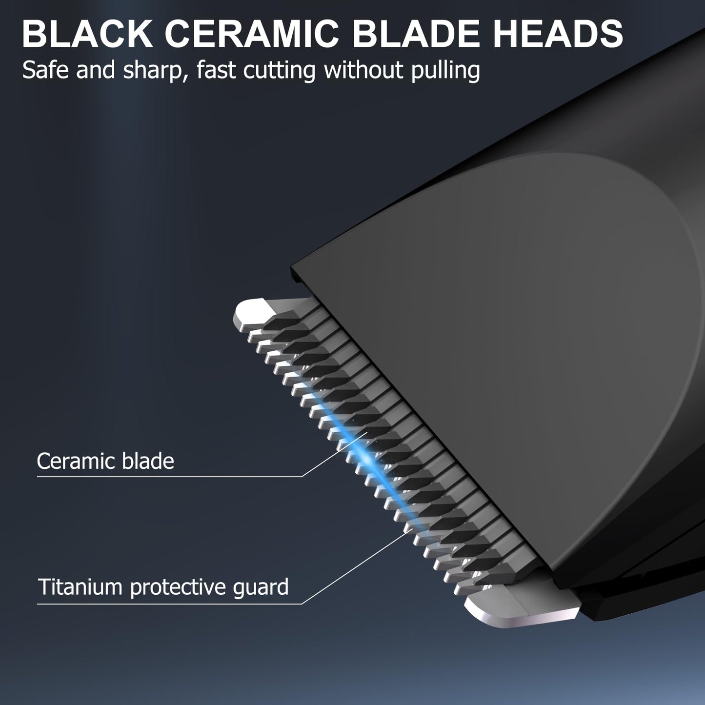 Electric Body Hair Trimmer - Groin Trimmer for Men - Bikini Trimmer Women - Wet/Dry Shaver Groomer, Replaceable Ceramic Blade Heads, USB Recharge Dock, Hygiene Razor, Christmas Gift Wrapping, Black