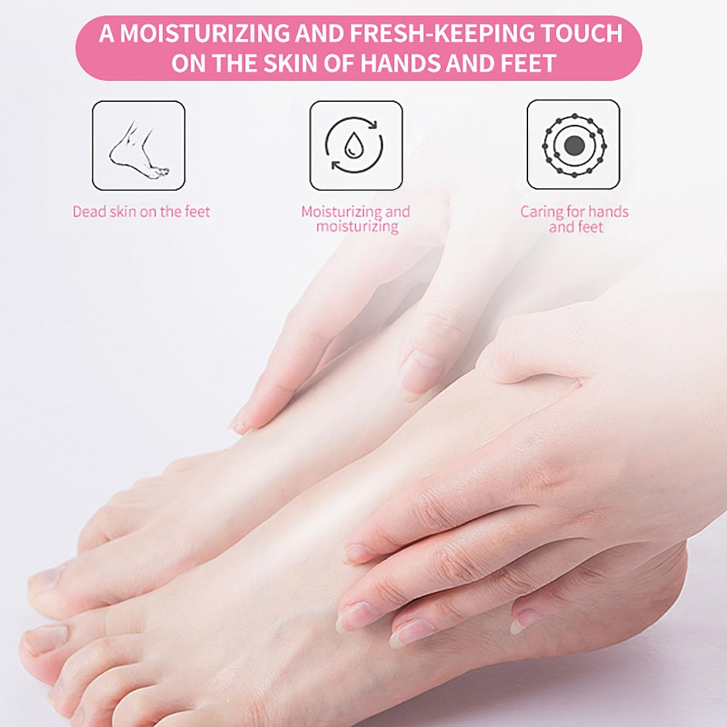 Grospe Hydrating and Anti-Cracking Foot Cream, Hand and Foot Stick Peach with Honey Hydrates and Repairs Dry Cracked Feet Moisturizer Balm for Smoothing and Soft Skin for Women and Men 1.41Oz