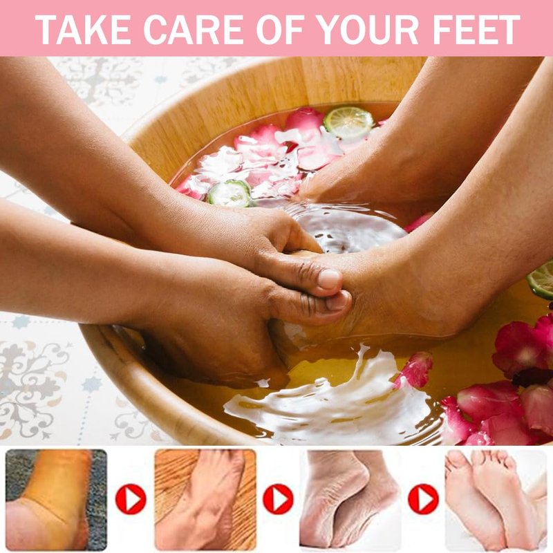 Dried Flower Pedicure Foot Soak Kit - 8 Bags of Rose, Lavender, Jasmine & More | Relaxing Spa Experience