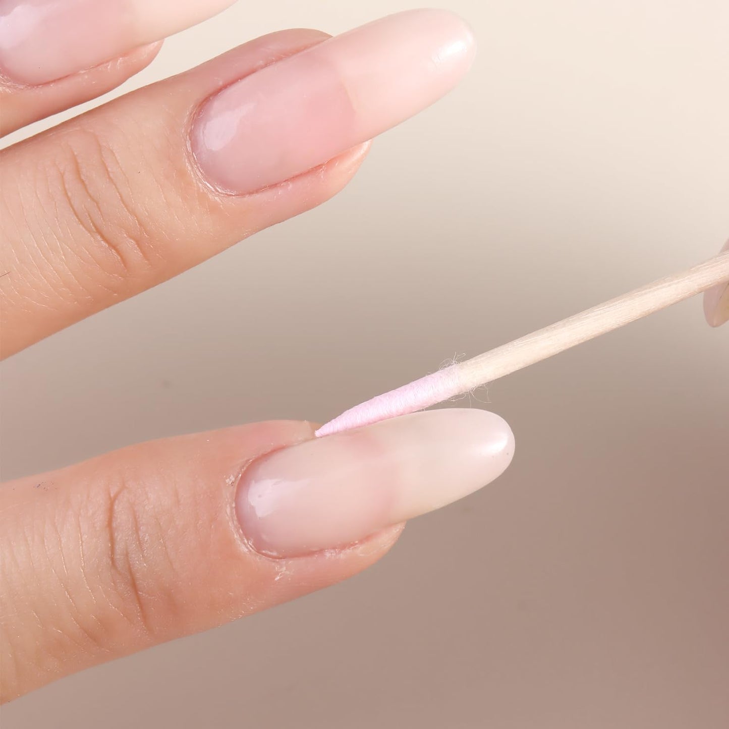 Pointed Tip Cotton Swabs - 200pcs Double-Head Microblading Applicators | Pink Wooden Sticks for Makeup & Nail Polish Removal