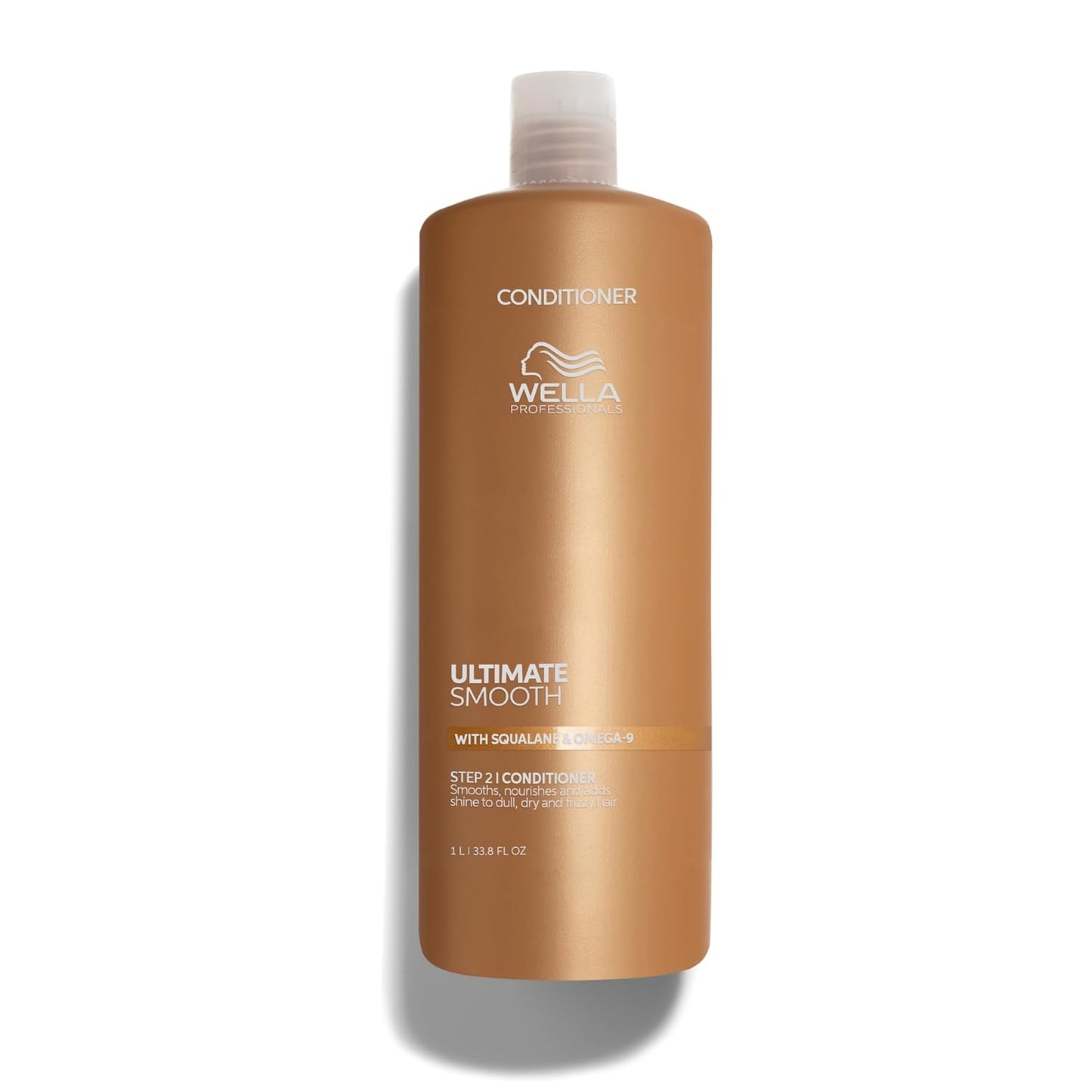 Wella Professionals Ultimate Smooth Conditioner - Nourishing Treatment for Dry, Frizzy Hair | Squalane & Omega 9 | Color Safe