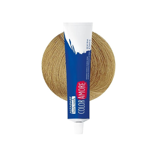ALFAPARF MILANO Color Amore Permanent Hair Color Cream 90ml, Professional Hair Dye, Low Ammonia Formula, Long Lasting Color, Gray Coverage, Shade 9 Very Light Natural Blonde