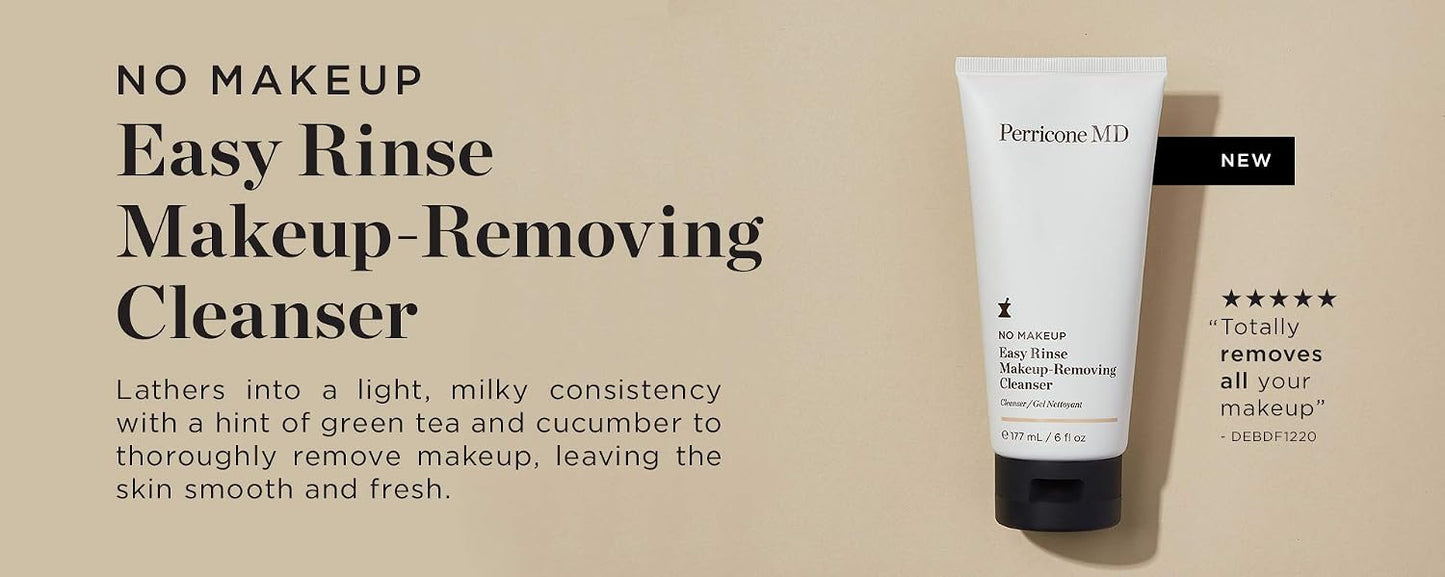 Easy Rinse Makeup-Removing Cleanser - Gentle Formula for Effortless Cleansing